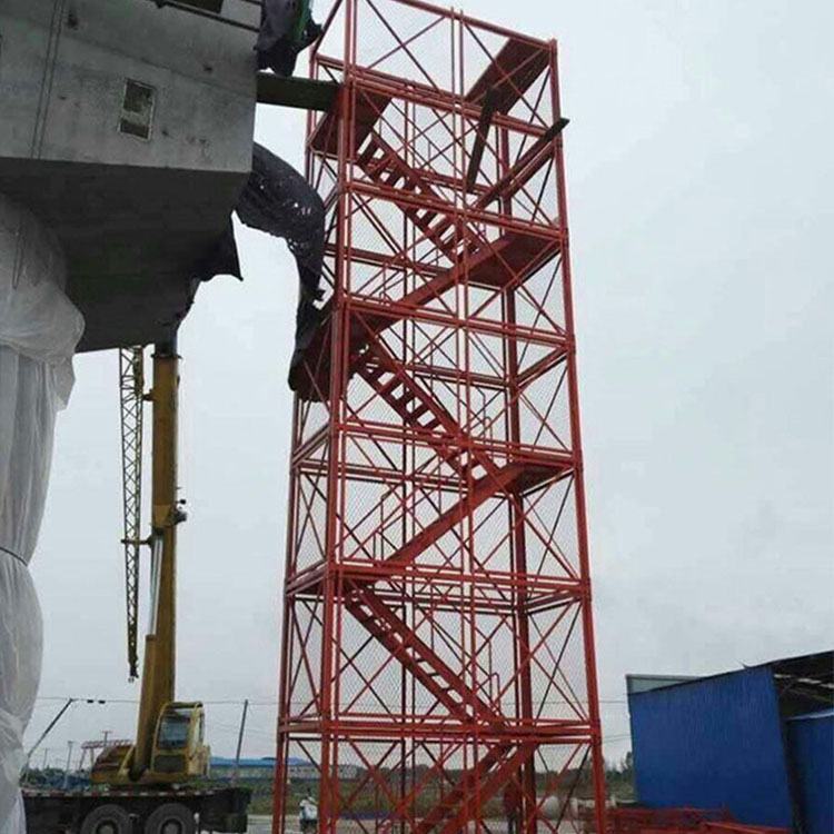 利科建筑器材 组合框架式梯笼 桥梁建筑用安全梯笼 安全梯笼 厂家供应