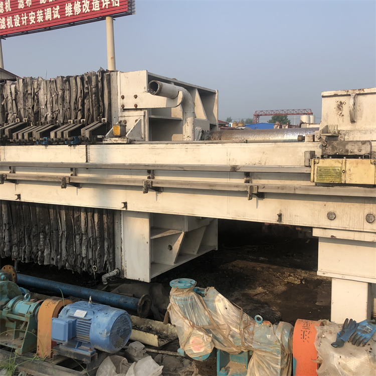 长期处理多台二手厢式隔膜压滤机 多种规格平方均有