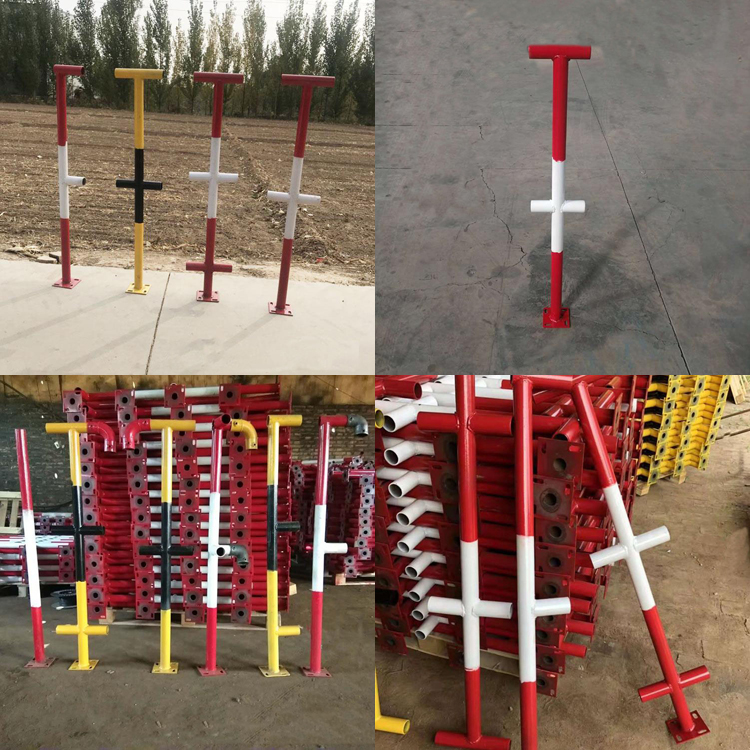 钢管楼梯扶手立杆    楼梯立杆紧固件连接件    永邦出售    福建    基坑临边防护栏立杆