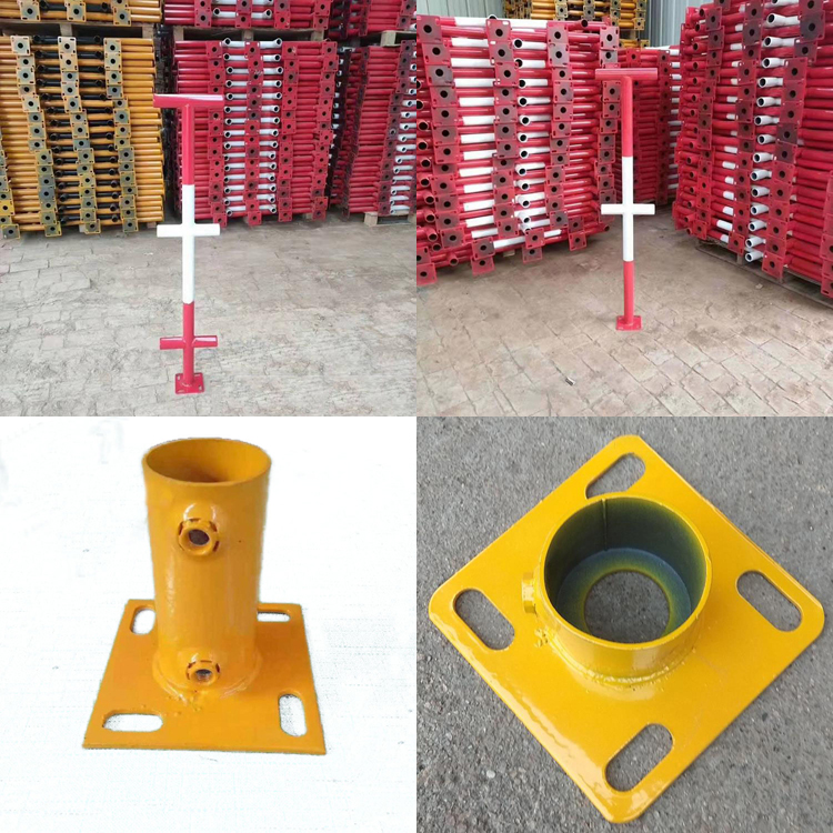 建筑用临边防护立杆    临边防护配件王字立杆   永邦出售   江苏    工地施工楼梯扶手