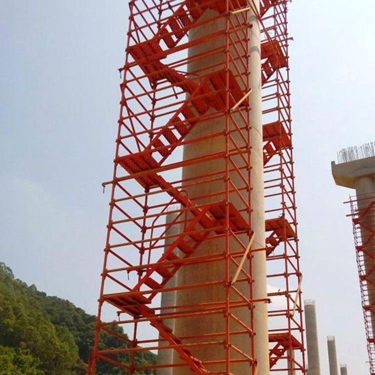 基坑安全爬梯 墩式安全爬梯 工地施工安全爬梯 利科出售 支持定制
