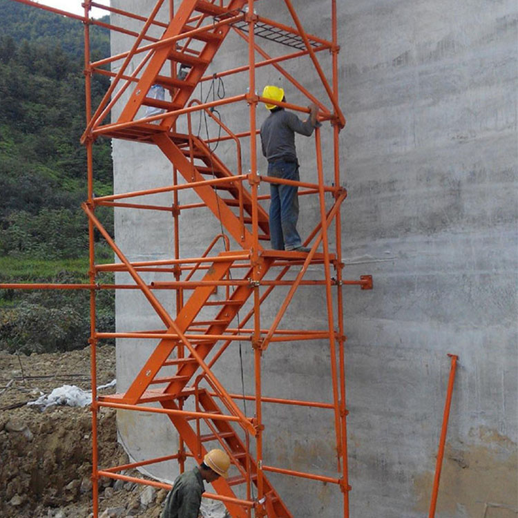 河北利科建筑 香蕉式安全爬梯 桥梁安全爬梯 爬梯厂家 质量放心