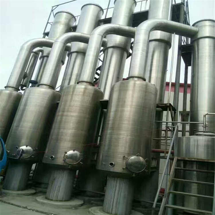 出售多效降膜蒸发器 二手三级多效钛材蒸发器 俊宏 长期供应