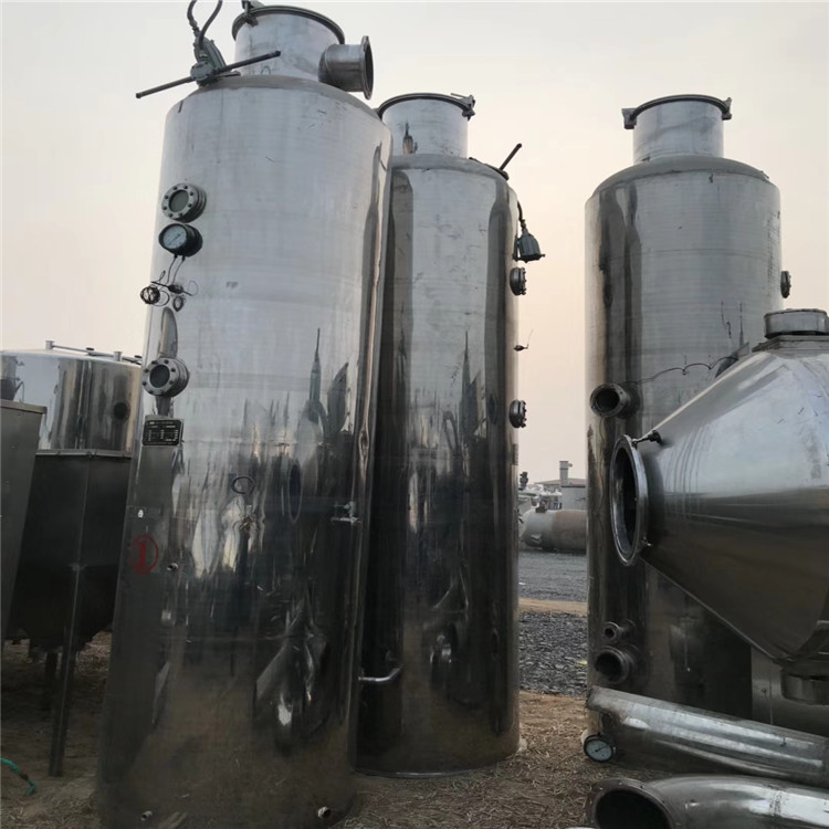 二手四效12吨降膜蒸发器 污水处理蒸发器 俊宏 多种规格