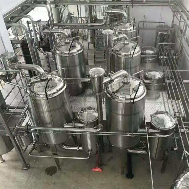 1吨二手双效蒸发器 二手多效蒸发器 俊宏 化工用