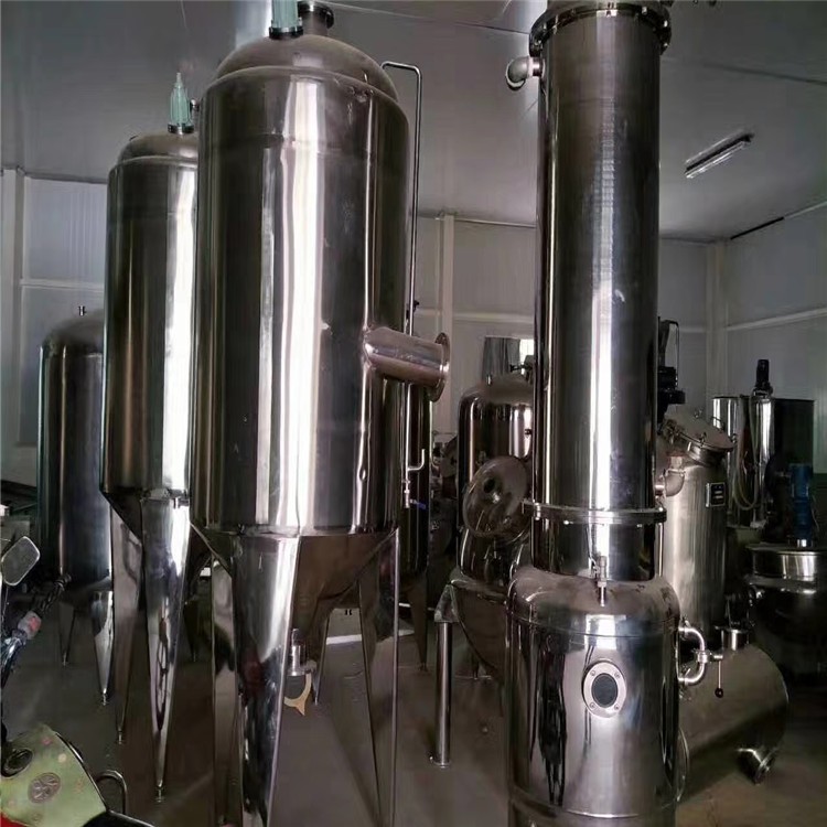 常年出售二手蒸发器 出售二手3-30平方双效蒸发器 俊宏 成套设备