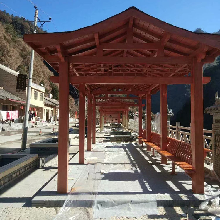 信阳防腐木花架 防腐木花架价格 售后有保障