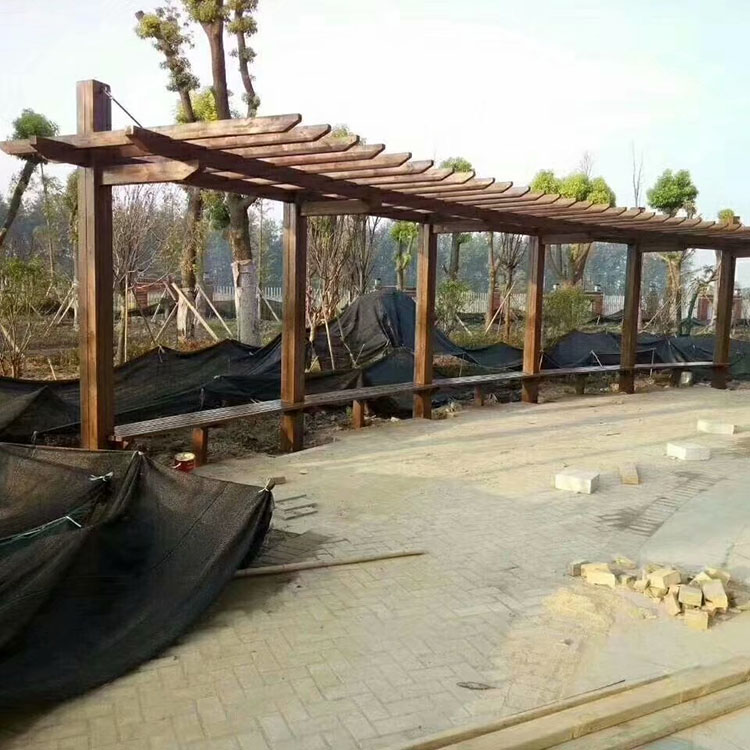 许昌防腐木花架 防腐木花架定做 诚信经营