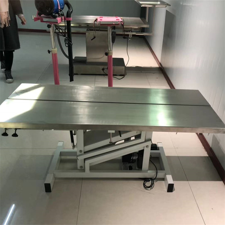 丽泽厂家供应电动升降手术台狗狗猫咪手术桌宠物诊疗台宠物医院设备