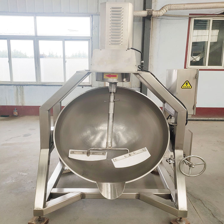 华力现货行星搅拌炒锅 火锅底料炒锅制造商 自动酱料搅拌炒锅