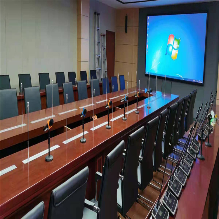 北京无纸化会议系统厂家 触摸屏升降器 液晶屏带话筒升降器 勤嘉利办公文教1站式666