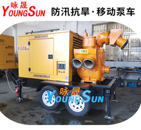 移动式排污泵 600立方应急移动泵车 咏晟