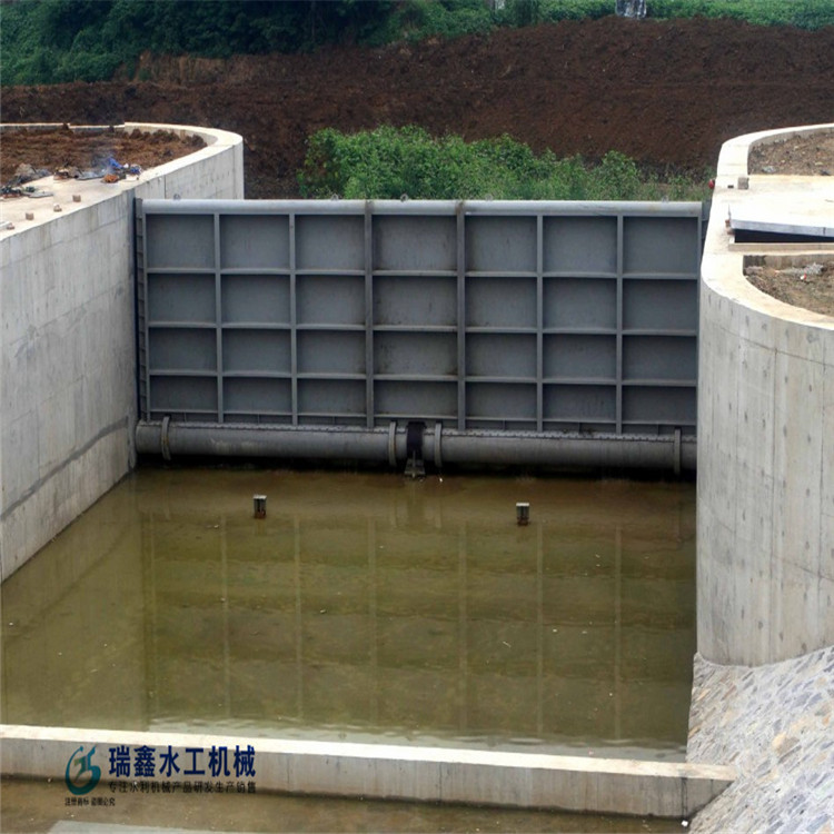 翻板闸门耐用 水电站河道液压翻板闸门 瑞鑫水工