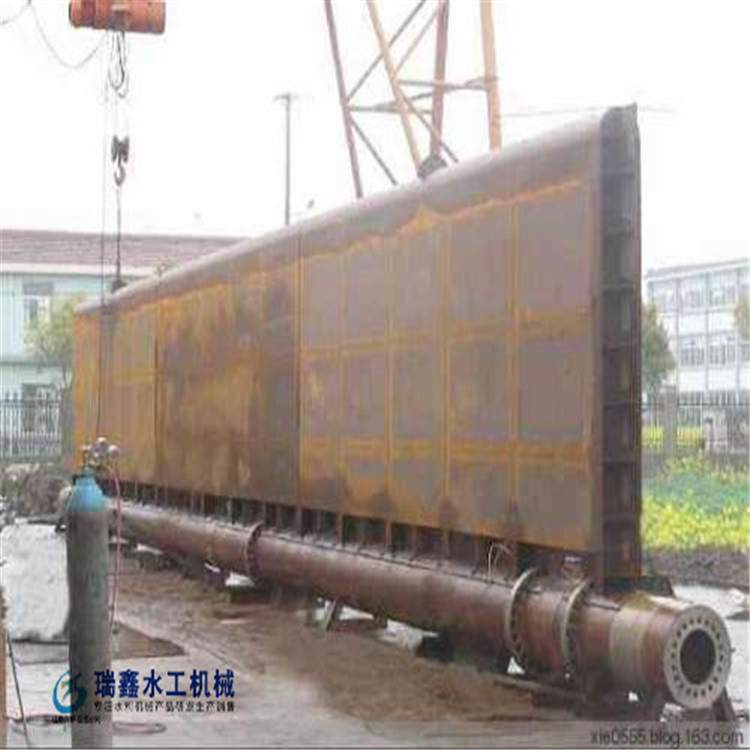 液压钢坝闸门加工定制 液压升降翻板闸门 瑞鑫水工