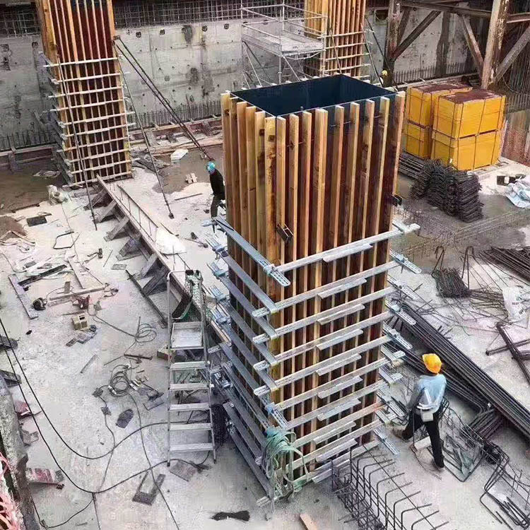 方柱扣加固件 方柱模板紧固件 可调节式方柱加固件