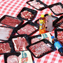 肉片肉块肉串真空贴体皮肤包装 牛羊肉贴体包装盒包装盒包装膜 生鲜产品贴体包装 厂家定制