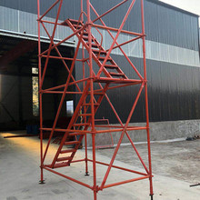 建筑施工安全爬梯 施工用香蕉式安全爬梯 基坑建筑网型爬梯 欢迎选购