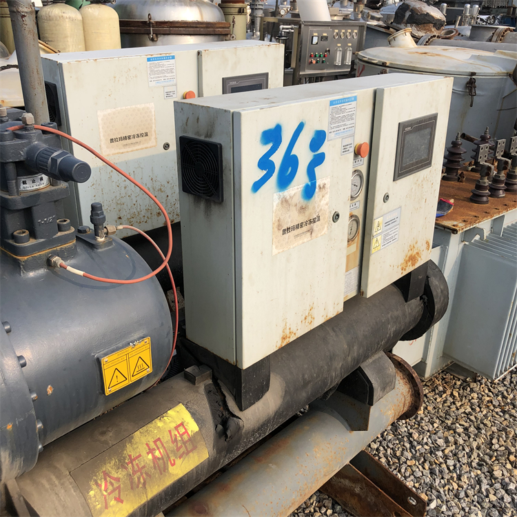 二手50万大卡螺制冷机 水冷低温机组