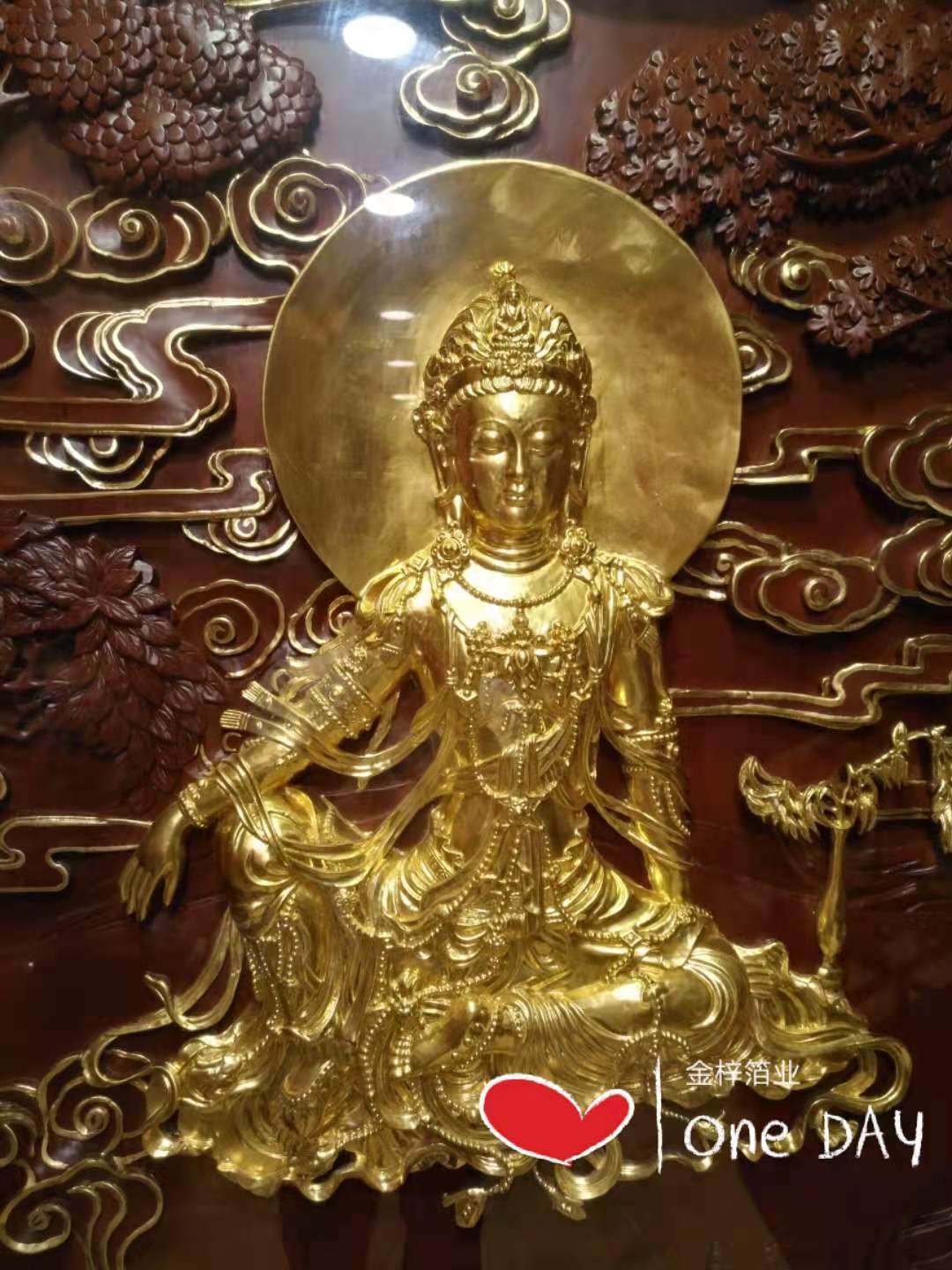 金梓工厂直供22K金箔22K真金箔纸92%玄关背景墙佛像贴金泊纸