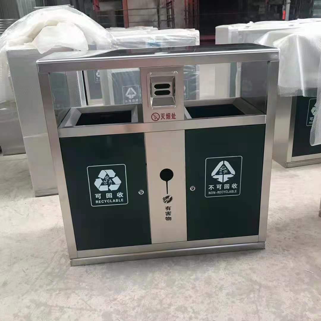上海市 销售批量不锈钢垃圾桶 环卫垃圾桶 户外使用 质量保障