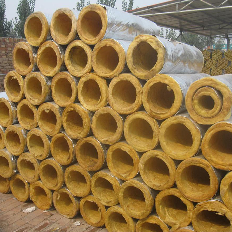 保温材料厂家制作 复合岩棉管加工 覆铝箔岩棉管 量大优惠