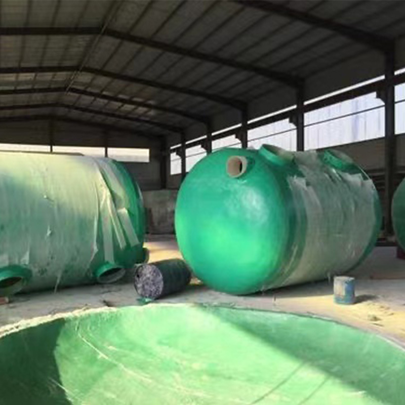 玻璃钢化粪池成品 污水处理池 机械缠绕成品玻璃钢化粪池
