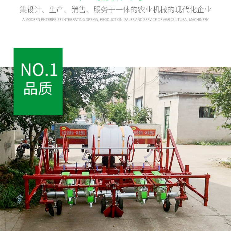 山一  播种机  手推式大豆播种机  节省人工 提高工作效率