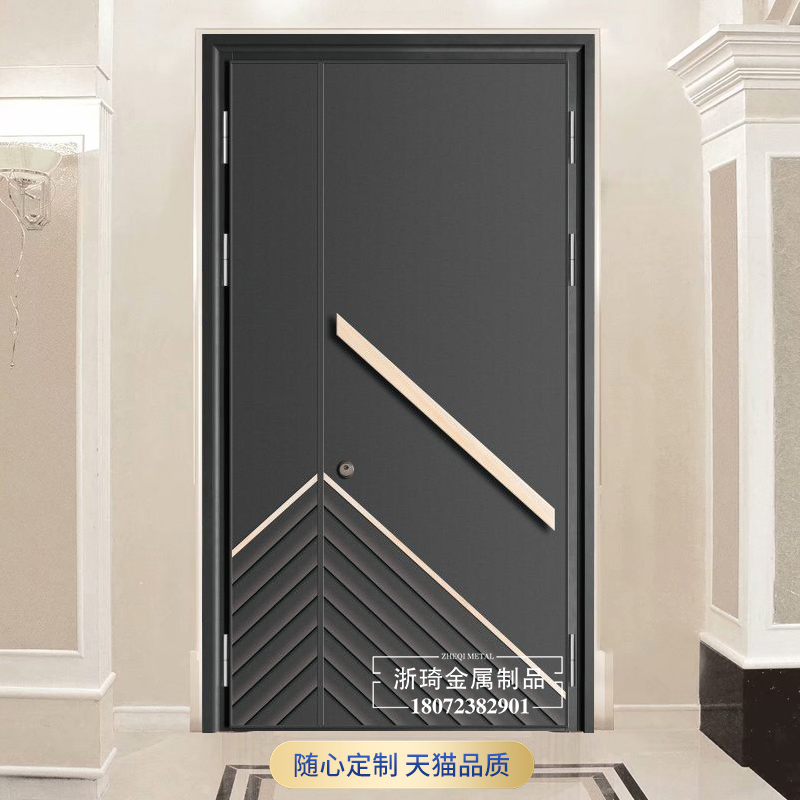 高端别墅大门 永康铸铝别墅大门厂家 浙琦铸铝门 量大从优