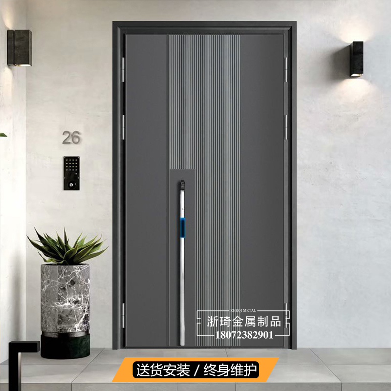 厂家定制铸铝门规格尺寸 永康铸铝门 浙琦铸铝门价格 量大从优