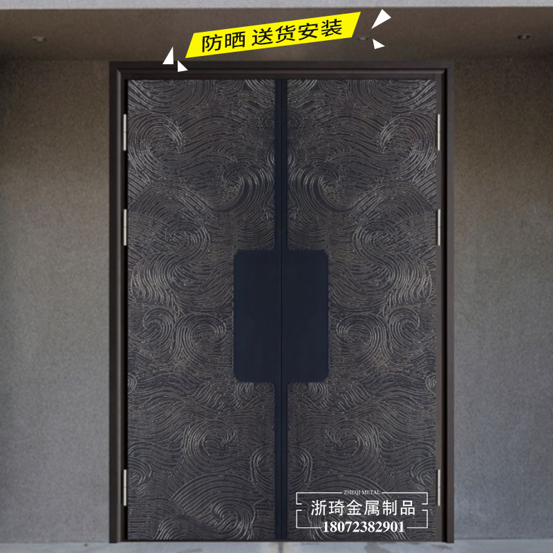铸铝门尺寸 铸铝门规格 浙琦铸铝门价格 铸铝门厂家