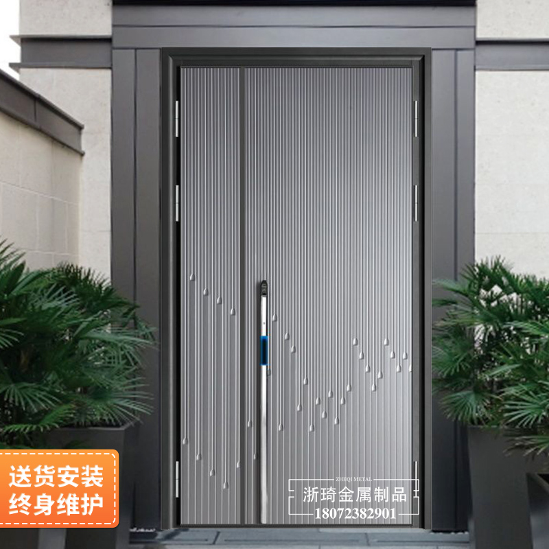 加工定制铸铝门 永康别墅大门 铸铝门 永康浙琦厂家直供