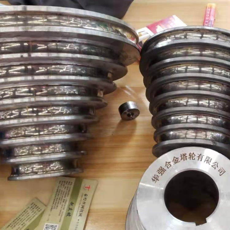 按需生产 拉丝机水箱塔轮合金 化钨喷涂轮 合金宝塔轮拉丝机 售后良好