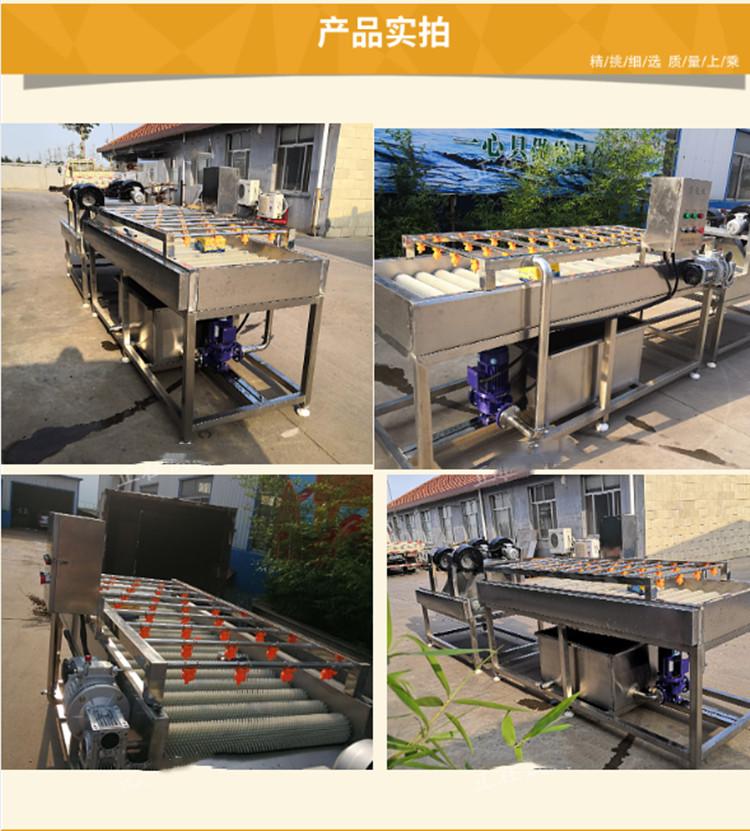 全自裕科苹果气泡清洗机