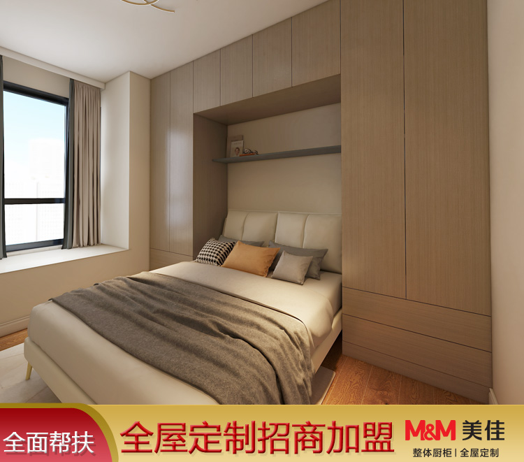 全屋定制橱柜衣柜设计 板式家具定制 全屋定制价格优惠 美佳全屋定制