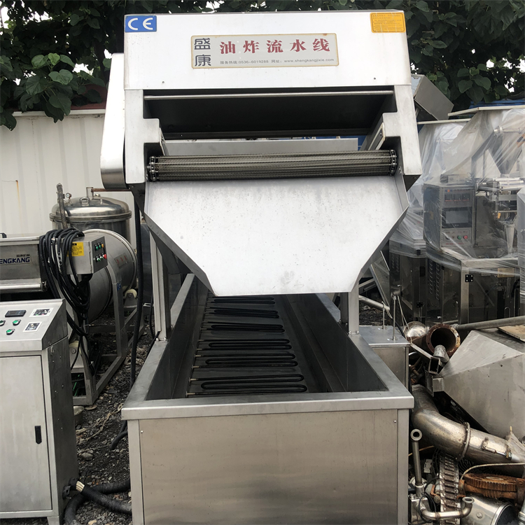 二手油炸锅 连续式油炸机 全自动油炸流水线 型号齐全 欢迎来电