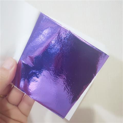 彩箔 紫色彩箔 幻彩金箔 铂金彩色单色 美甲 化妆品 彩妆