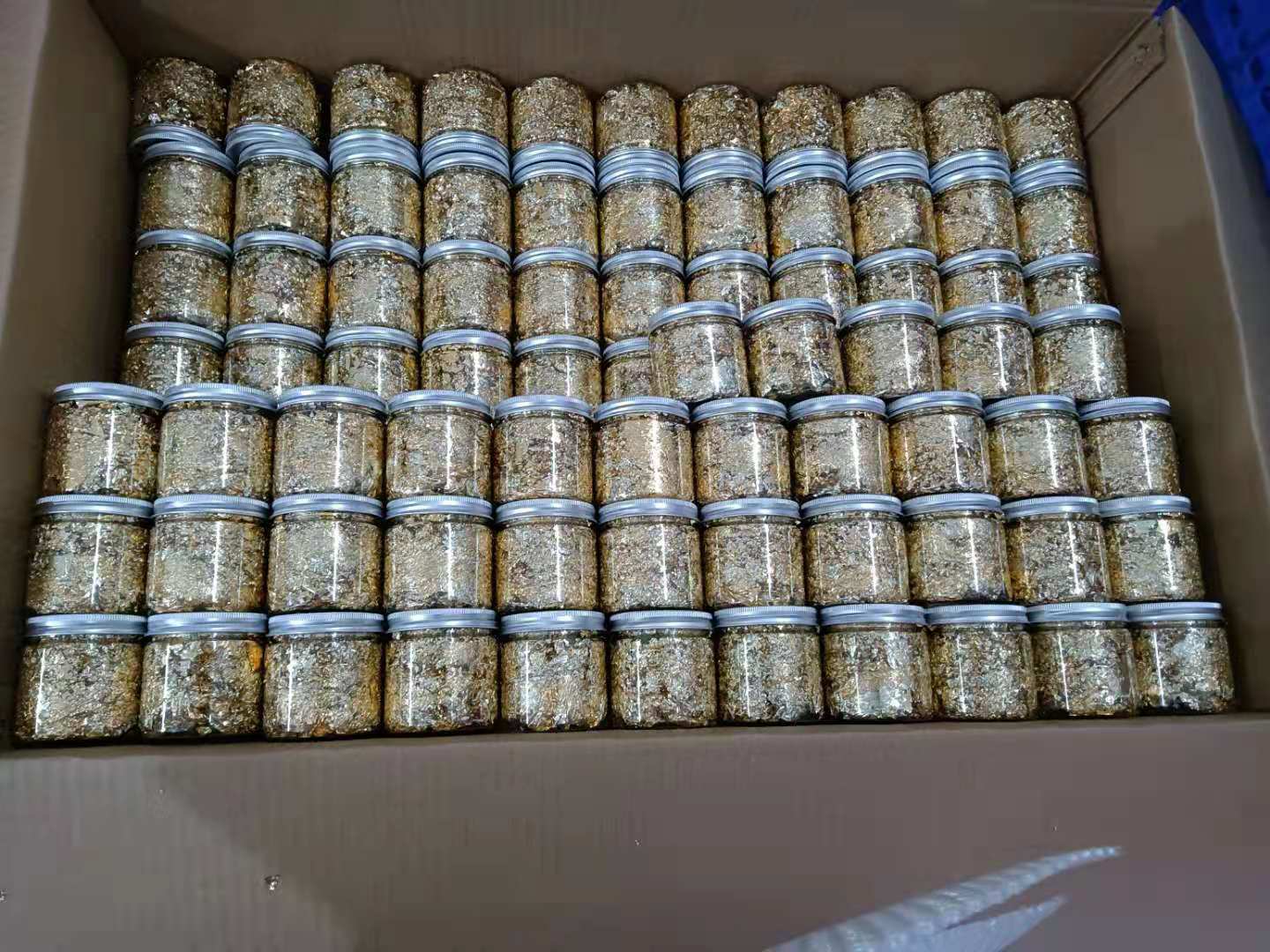 金梓【紫铜箔碎铝箔碎】美甲装饰仿金箔碎