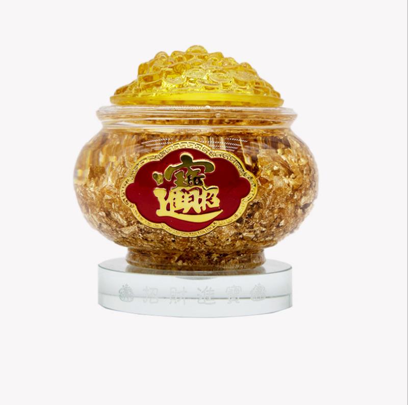 厂家批发碎金箔酒店装饰碎片状用于酒店夜总会天花线条贴金