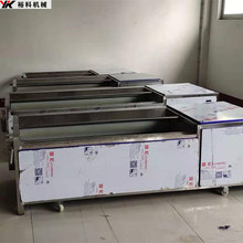 裕科生蚝平行毛辊清洗机海参黄花鱼沙丁鱼鲅鱼平行毛辊清洗机