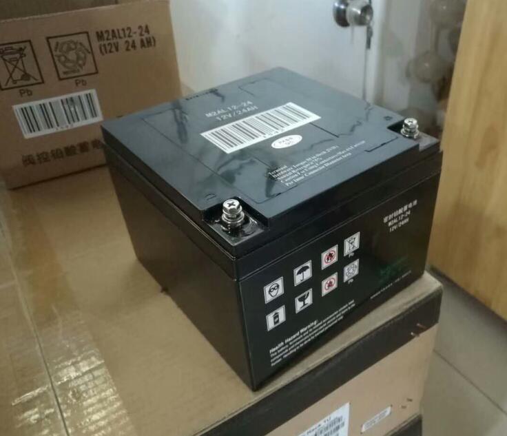 梅兰日兰蓄电池M2AL12-24 12V24AH UPS直流屏专用正品包邮质保一年
