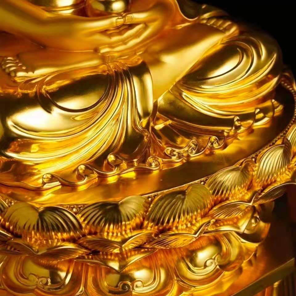 金梓供应佛像工艺品牌扁贴真金箔工程业务