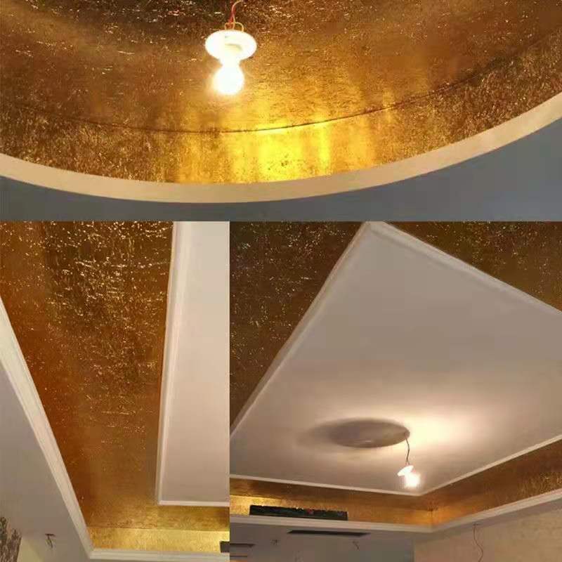 美甲工艺品家具雕花装饰不褪色金箔银箔  金梓箔业