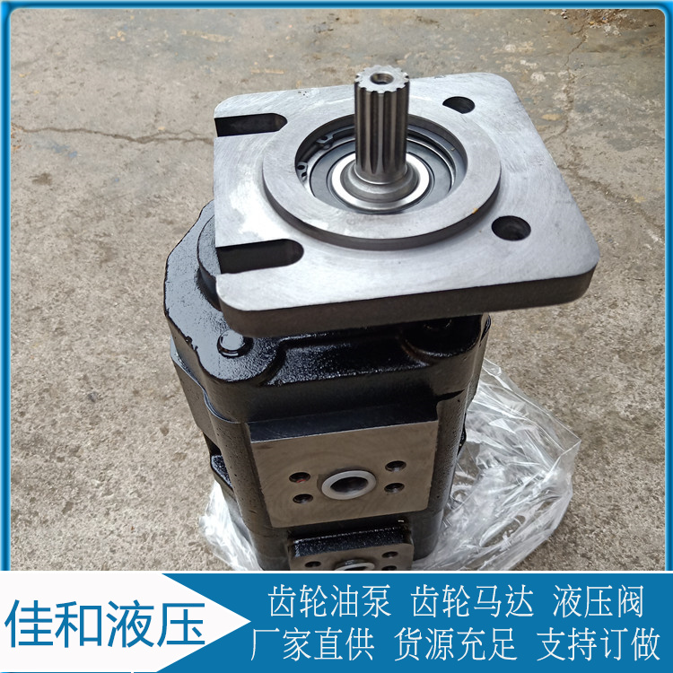 JHP系列高压齿轮油泵供应 JHP双联齿轮泵厂家 青州佳和液压