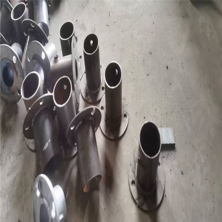 立杆底座 楼梯扶手圆底座批发  48管底座支 定制