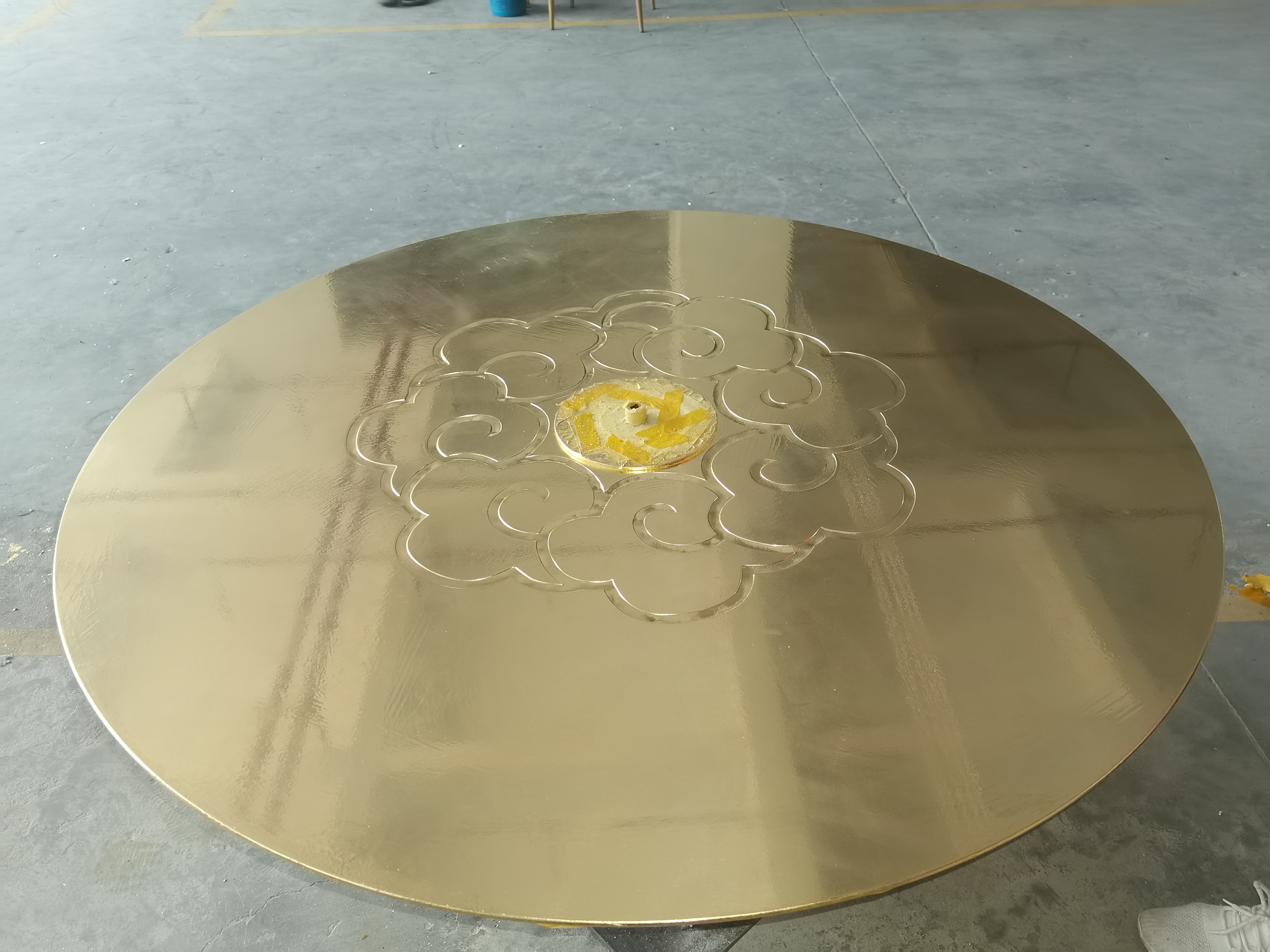  金箔工程工艺品贴金箔 真金箔装饰工程业务 天花装饰贴金箔