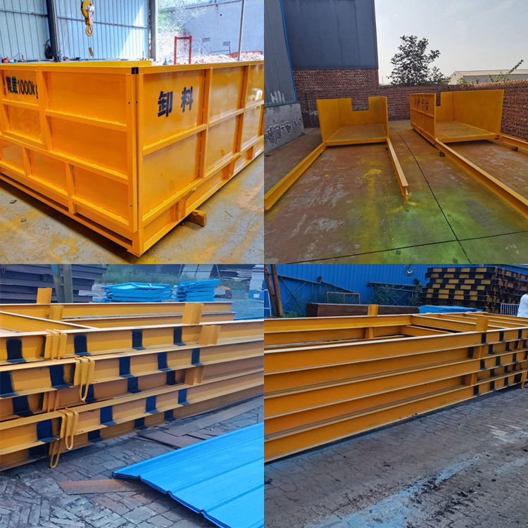 建筑升降式卸料平台   现货销售   江苏   抽屉式施工小型卸货平台  新型落地式建筑材料周转平台