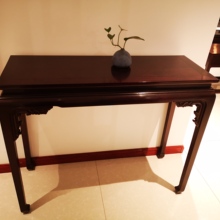 西安红木家具 木灵生 小叶紫檀条案