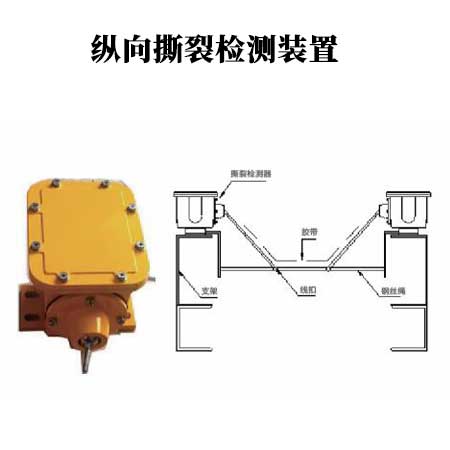 纵向撕裂检测装置 皮带输送带胶带保护用