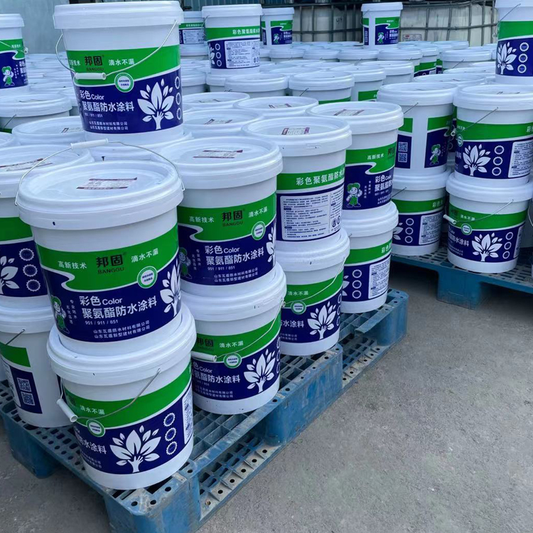 聚氨酯防水涂料  粘结力强 瓦盾951彩色聚氨酯防水涂料价格
