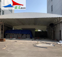仓库过道推拉棚 电动推拉棚 工厂价格面谈免费测量